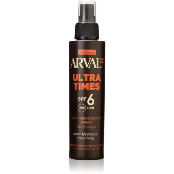 Arval Arval Half Times Ultra Times SPF 6 ulje za sunčanje za lice i tijelo 125 ml