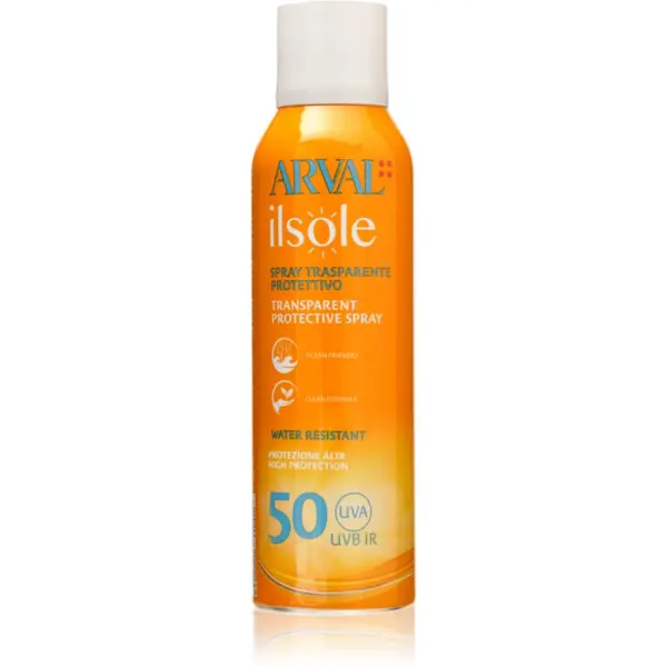 Arval Arval IlSole Transparent Protective Spray SPF 50 krema za sunčanje u spreju SPF 50 200 ml