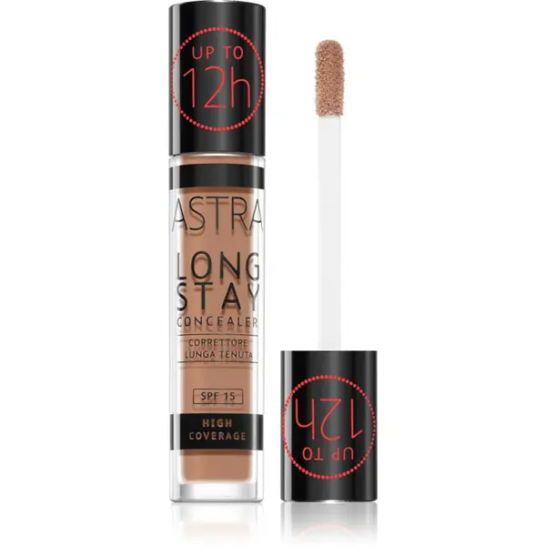 Astra Make-up Astra Make-up Long Stay korektor s visokim prekrivanjem SPF 15 nijansa 08W Biscuit 4,5 ml