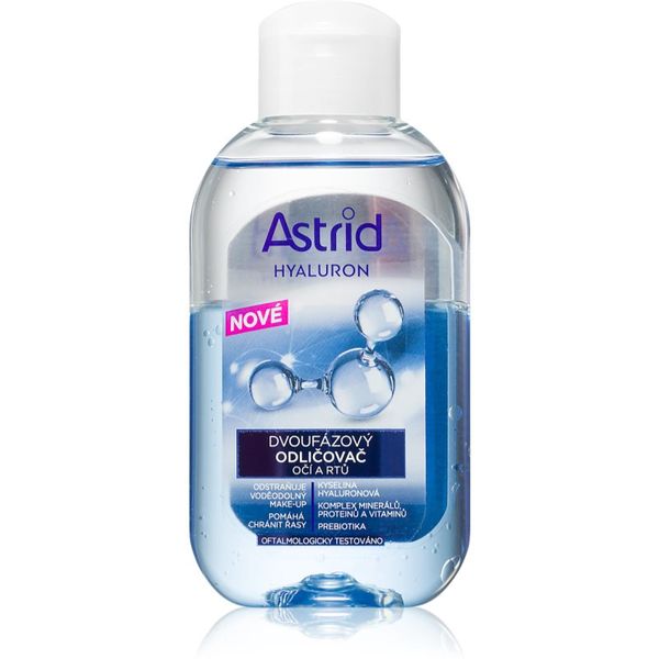 Astrid Astrid Hyaluron dvofazno sredstvo za skidanje šminke za oči i usne 125 ml