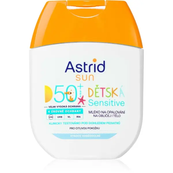 Astrid Astrid Sun adaptirano mlijeko za djecu za sunčanje SPF 50+ 60 ml