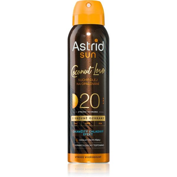 Astrid Astrid Sun Coconut Love suho ulje za sunčanje SPF 20 sa srednjom UV zaštitom 150 ml
