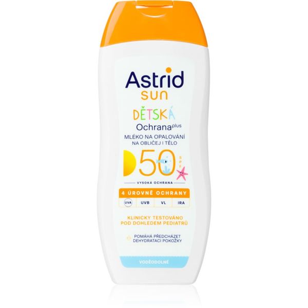 Astrid Astrid Sun mlijeko za sunčanje SPF 50 za djecu 200 ml