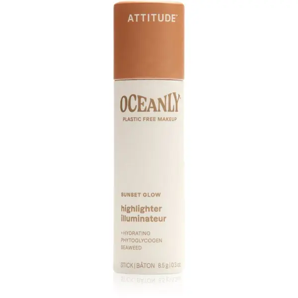 Attitude Attitude Oceanly Plastic Free Makeup kremasti highlighter u sticku nijansa Sunset Glow 8.5 g