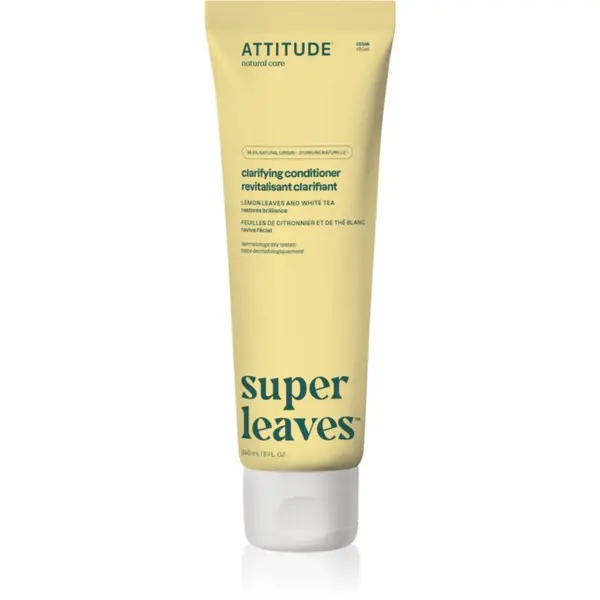 Attitude Attitude Super Leaves Brightening Conditioner prirodni regenerator s hranjivim učinkom Citrus Leaves and White Tea 240 ml