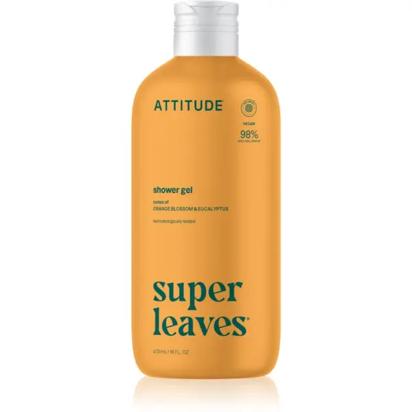 Attitude Attitude Super Leaves Coconut & Wild Berries gel za tuširanje Orange Blossom & Eucalyptus 473 ml