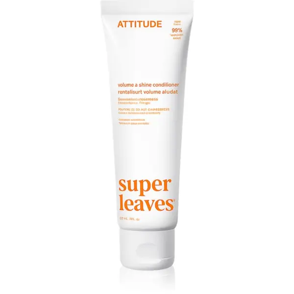 Attitude Attitude Super Leaves Shine and Volume Conditioner prirodni regenerator s hranjivim učinkom Soy Protein and Cranberries 240 ml