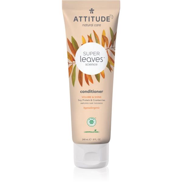 Attitude Attitude Super Leaves Volume & Shine prirodni regenerator s detoksikacijskim učinkom 240 ml