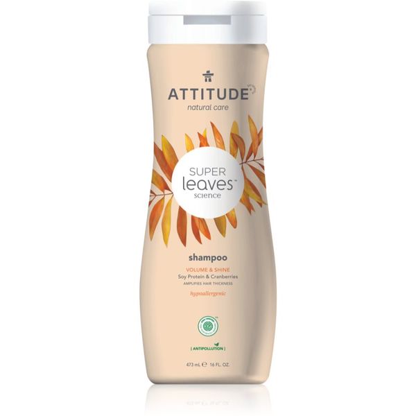Attitude Attitude Super Leaves Volume & Shine prirodni šampon s detoksikacijskim učinkom 473 ml