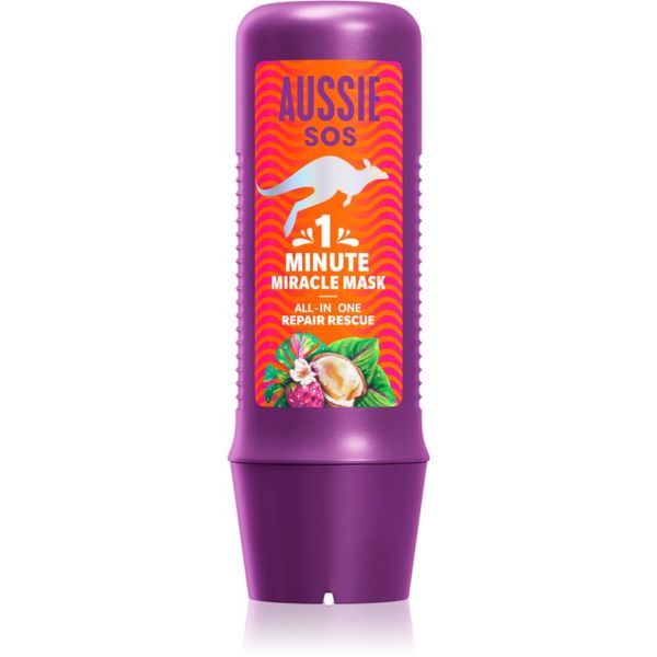 Aussie Aussie 1 Minute Miracle Repair Rescue intenzivna hranjiva maska za suhu i oštećenu kosu 250 ml