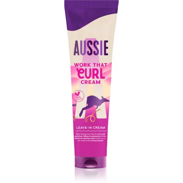 Aussie Aussie Bouncy Curls Work That Curl krema bez ispiranja za valovitu i kovrčavu kosu 160 ml