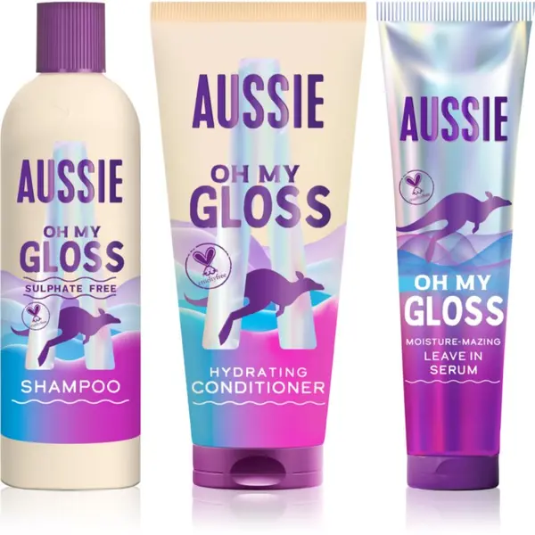 Aussie Aussie Oh My Gloss Gift Box poklon set za sjaj i hidrataciju
