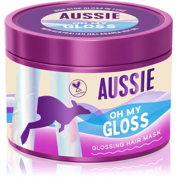 Aussie Aussie Oh My Gloss Glossing Hair Mask posvjetljujuća hidratantna maska za kosu 500 ml