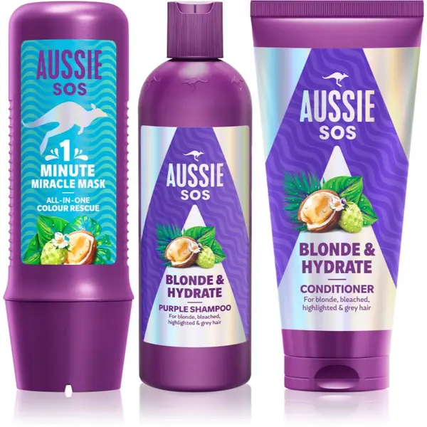 Aussie Aussie SOS Blonde & Hydrate set za plavu kosu