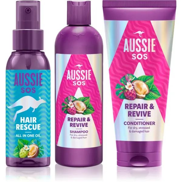 Aussie Aussie SOS Set set za iscrpljenu kosu i vlasište