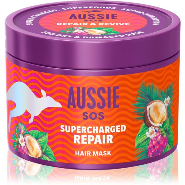 Aussie Aussie SOS Supercharged Repair maska za kosu 500 ml