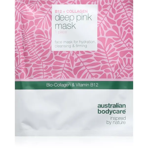 Australian Bodycare Australian Bodycare B12 + Collagen Sheet maska za hidrataciju i zatezanje kože 1 kom