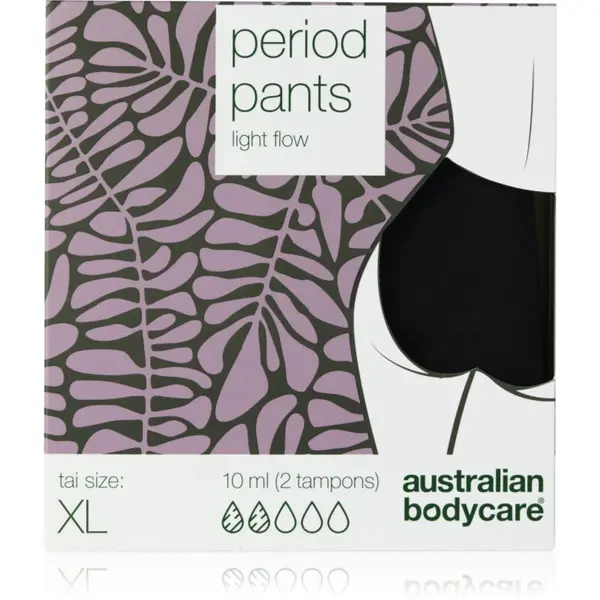 Australian Bodycare Australian Bodycare Period Pants menstrualne gaćice za slabu menstruaciju veličina XL 1 kom