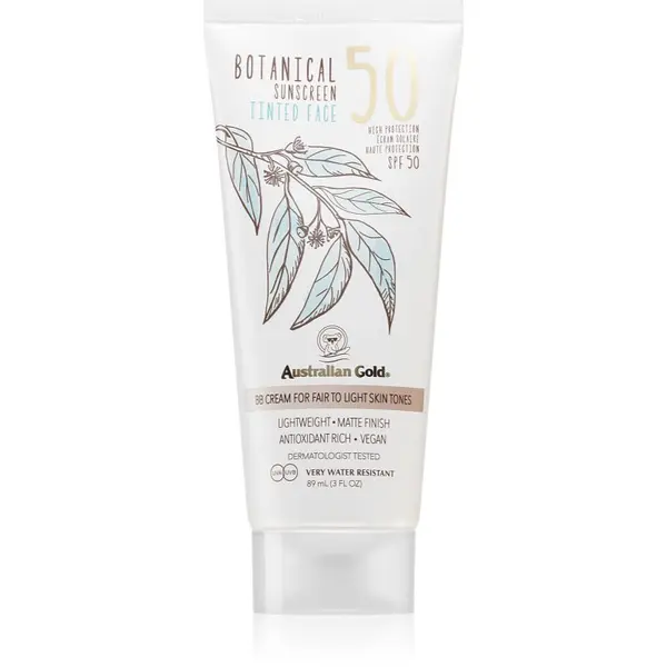Australian Gold Australian Gold Botanical Tinted Face zaštitna krema za toniranje SPF 50 Fair To Light 88 ml