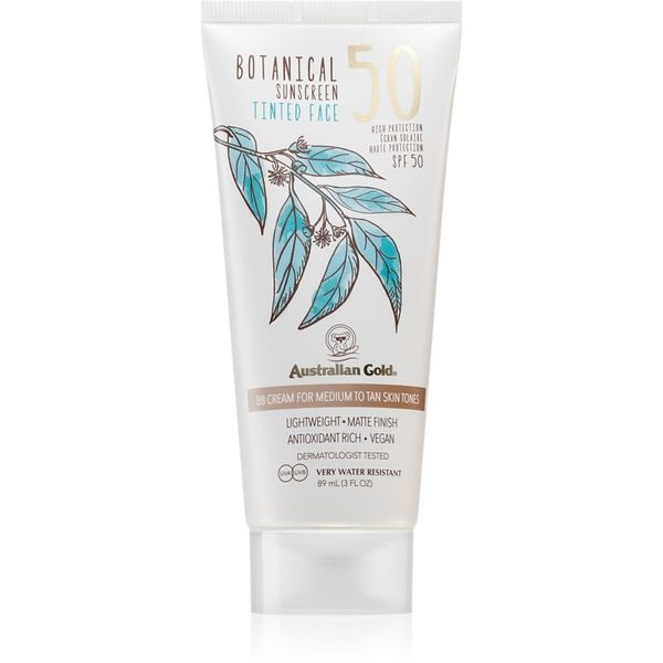 Australian Gold Australian Gold Botanical Tinted Face zaštitna krema za toniranje SPF 50 Medium 88 ml