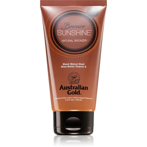 Australian Gold Australian Gold Bronze Sunshine krema za solarij s bronzerom 133 ml