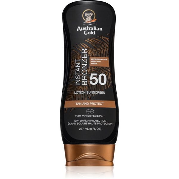 Australian Gold Australian Gold Lotion With Bronzer zaštitna njega od UV zraka s bronzerom SPF 50 237 ml