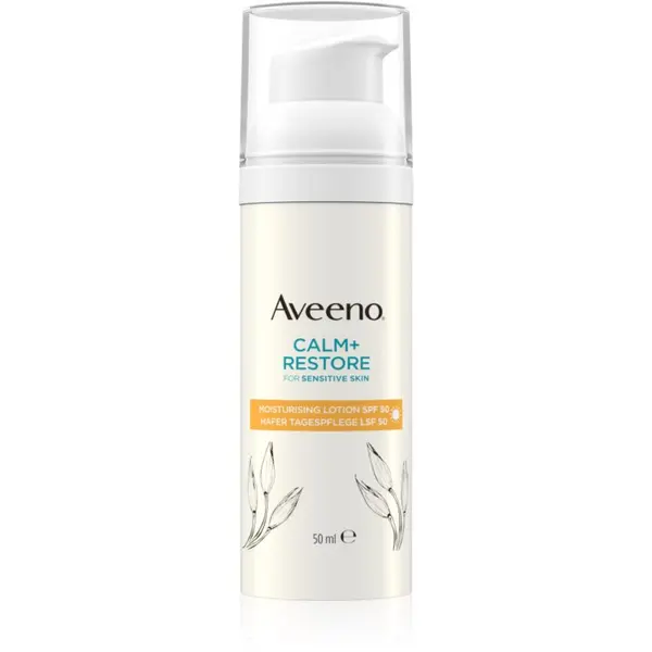 Aveeno Aveeno Calm + Restore hidratantno mlijeko za lice SPF 50 50 ml