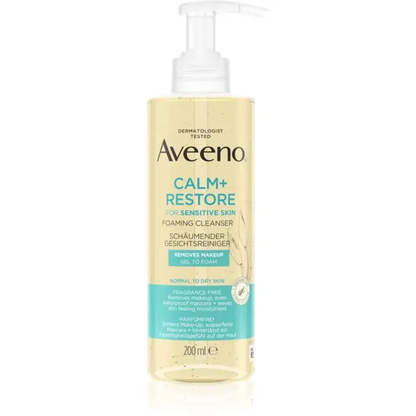 Aveeno Aveeno Calm + Restore pjena za čišćenje za lice 200 ml
