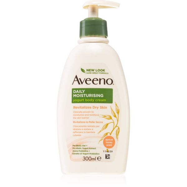 Aveeno Aveeno Daily Moisturising Yoghurt body cream hranjivo mlijeko za tijelo Apricot & Yoghurt 300 ml