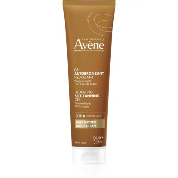 Avène Avène Sun Hydrating Self-Tanning Gel gel za samotamnjenje za lice i tijelo za sve tipove kože 100 ml
