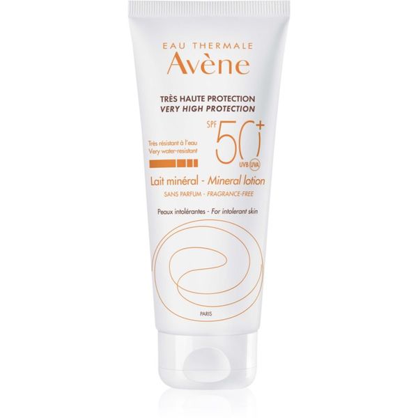Avène Avène Sun Minéral zaštitno mlijeko bez kemijskih filtera i mirisa SPF 50+ 100 ml