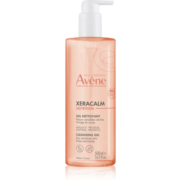 Avène Avène XeraCalm Nutrition Cleansing Gel nježni gel za kupanje za suhu i osjetljivu kožu 500 ml