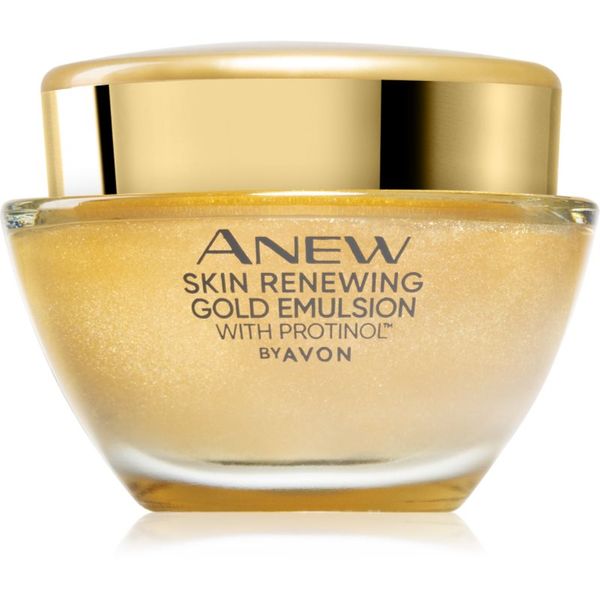 Avon Avon Anew Skin Renewing Gold Emulsion hidratantna noćna krema protiv bora 50 ml