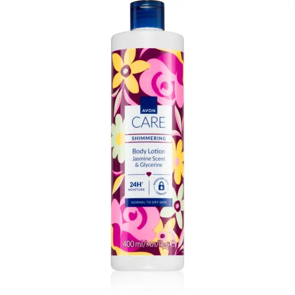 Avon Avon Care Jasmine Scent & Glycerine svjetlucavo mlijeko za normalnu i suhu kožu 400 ml
