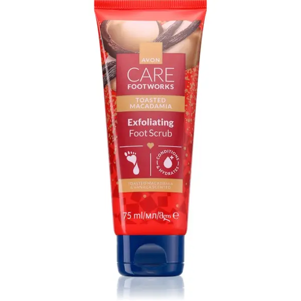 Avon Avon Care Toasted Macadamia eksfolijacijski piling za noge 75 ml