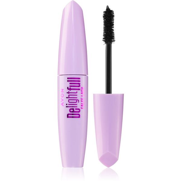 Avon Avon DelightFull False Lash maskara za produljenje i punije trepavice nijansa Blackest Black 10 ml