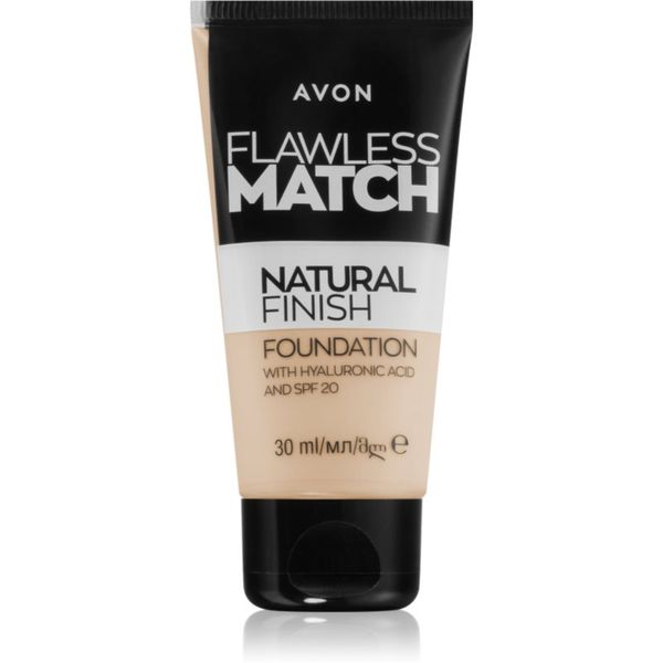 Avon Avon Flawless Match Natural Finish hidratantni puder SPF 20 nijansa 120N Porcelain 30 ml