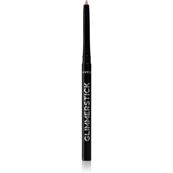 Avon Avon Glimmerstick Glimmer olovka za konturiranje usana s vitaminima C i E nijansa Pink Cashmere 0,35 g
