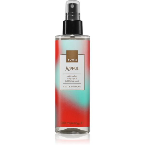 Avon Avon Joyful Watermelon & Clary Sage & Bubble Tea kolonjska voda za žene 200 ml