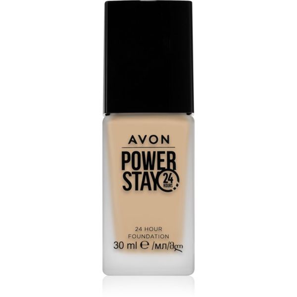 Avon Avon Power Stay 24h dugotrajni puder s mat efektom nijansa 120 N Porcelain 30 ml
