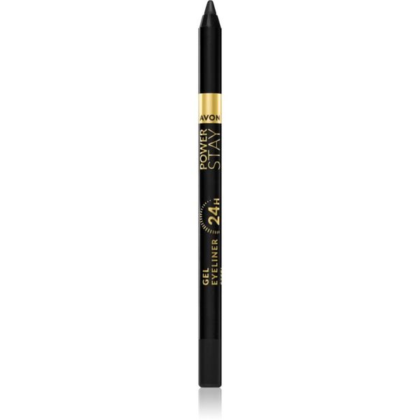 Avon Avon Power Stay 24h gel tuš za oči nijansa Black 1,2 g