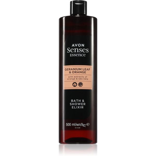 Avon Avon Senses Essence Geranium Leaf & Orange dodatak za kupku 500 ml
