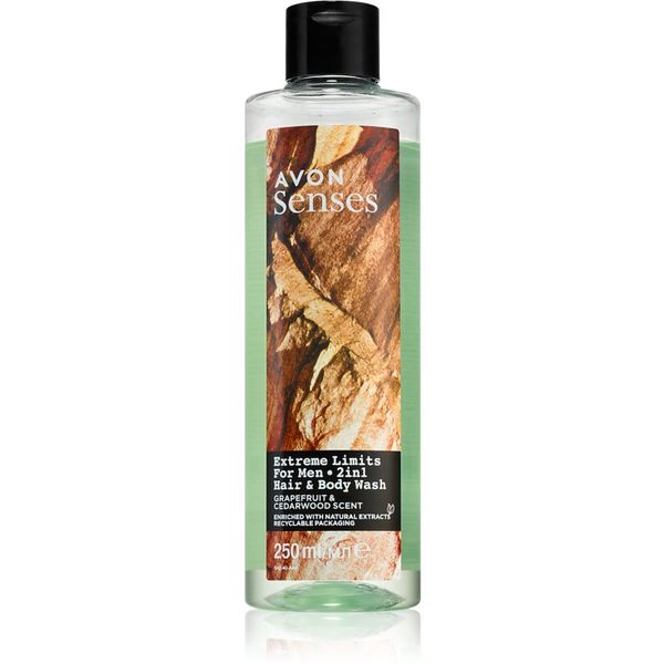 Avon Avon Senses Extreme Limits gel za tuširanje i šampon 2 u 1 250 ml