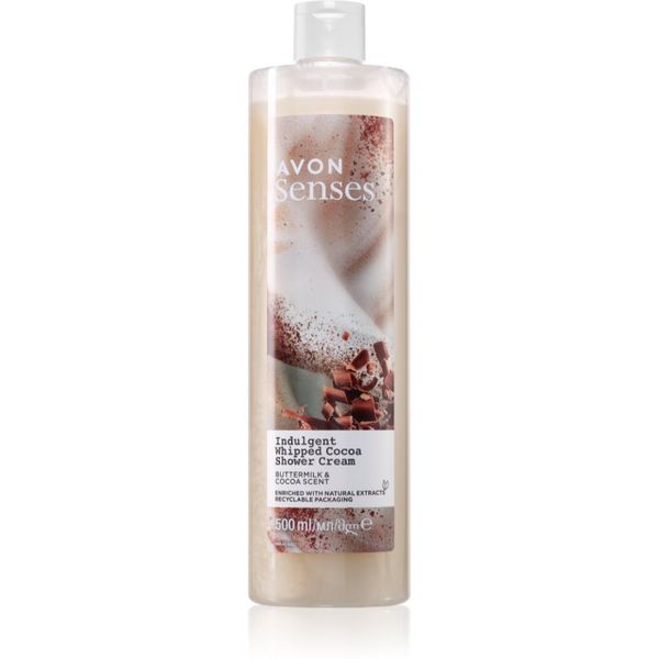 Avon Avon Senses Indulgent Whipped Cocoa revitalizirajuća krema za tuširanje 500 ml