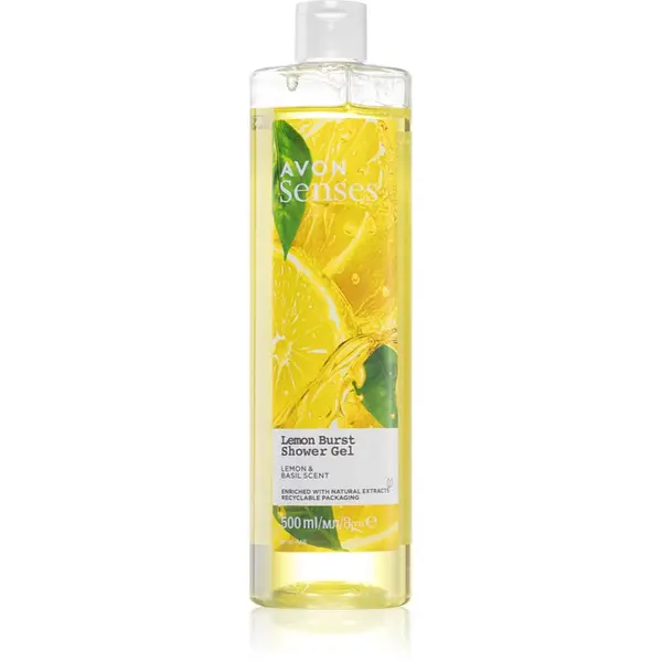 Avon Avon Senses Lemon Burst osvježavajući gel za tuširanje 500 ml
