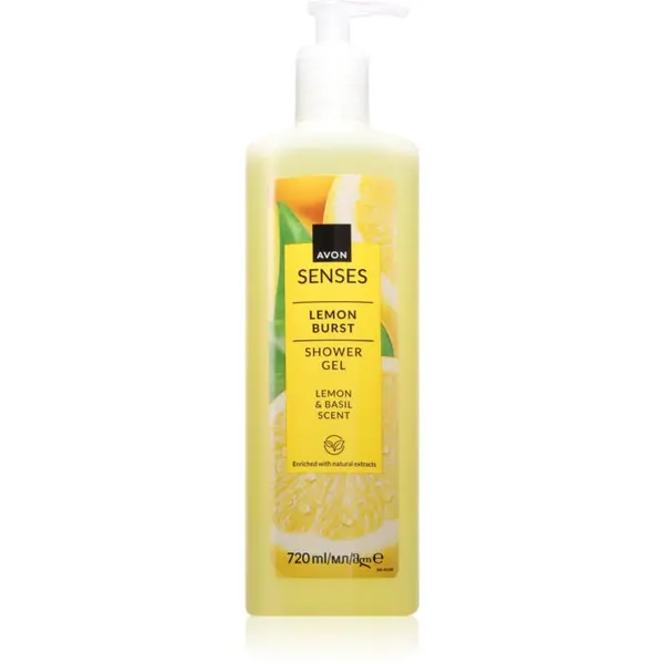 Avon Avon Senses Lemon Burst osvježavajući gel za tuširanje 720 ml