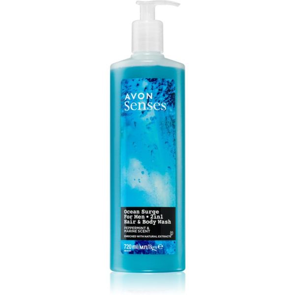 Avon Avon Senses Ocean Surge šampon i gel za tuširanje 2 u 1 720 ml
