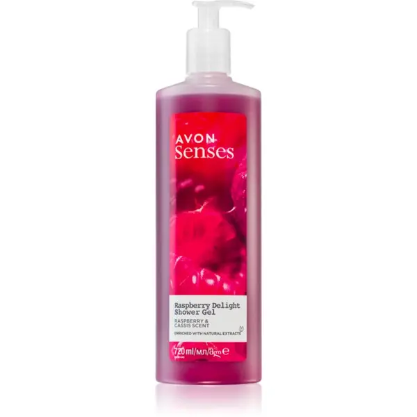 Avon Avon Senses Raspberry Delight njegujući gel za tuširanje 720 ml