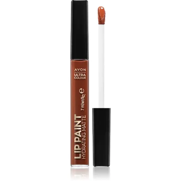 Avon Avon Ultra Colour Paint satenasti ruž za usne s mat efektom nijansa Brownie For Dessert 7 ml