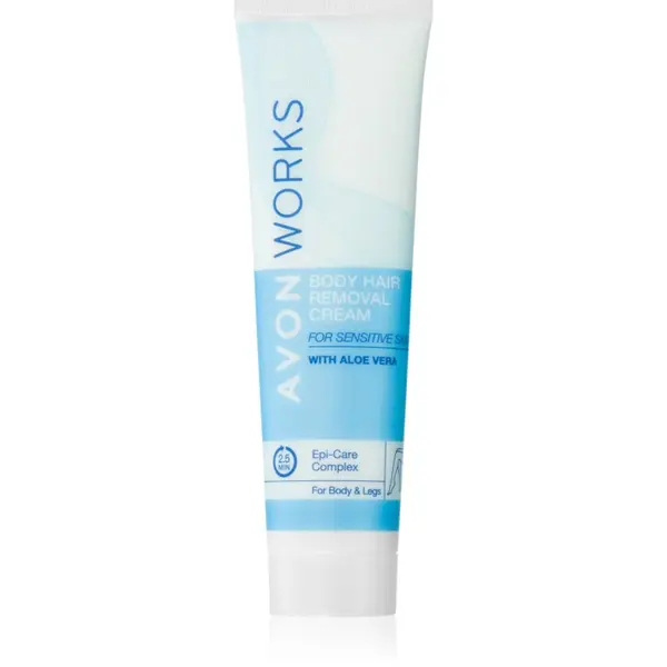Avon Avon Works Aloe Vera krema za depilaciju za osjetljivu kožu 100 ml